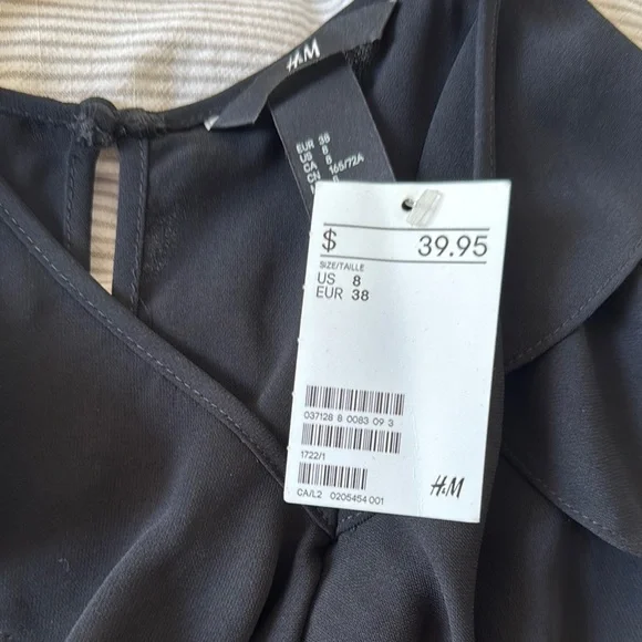 Black Ruffled Jumpsuit - Picture 2 of 2